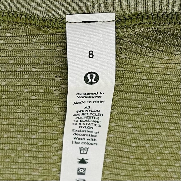 NWT Lululemon Swiftly Long Sleeve 2.0 Rosemary Green Fern - Picture 5 of 5